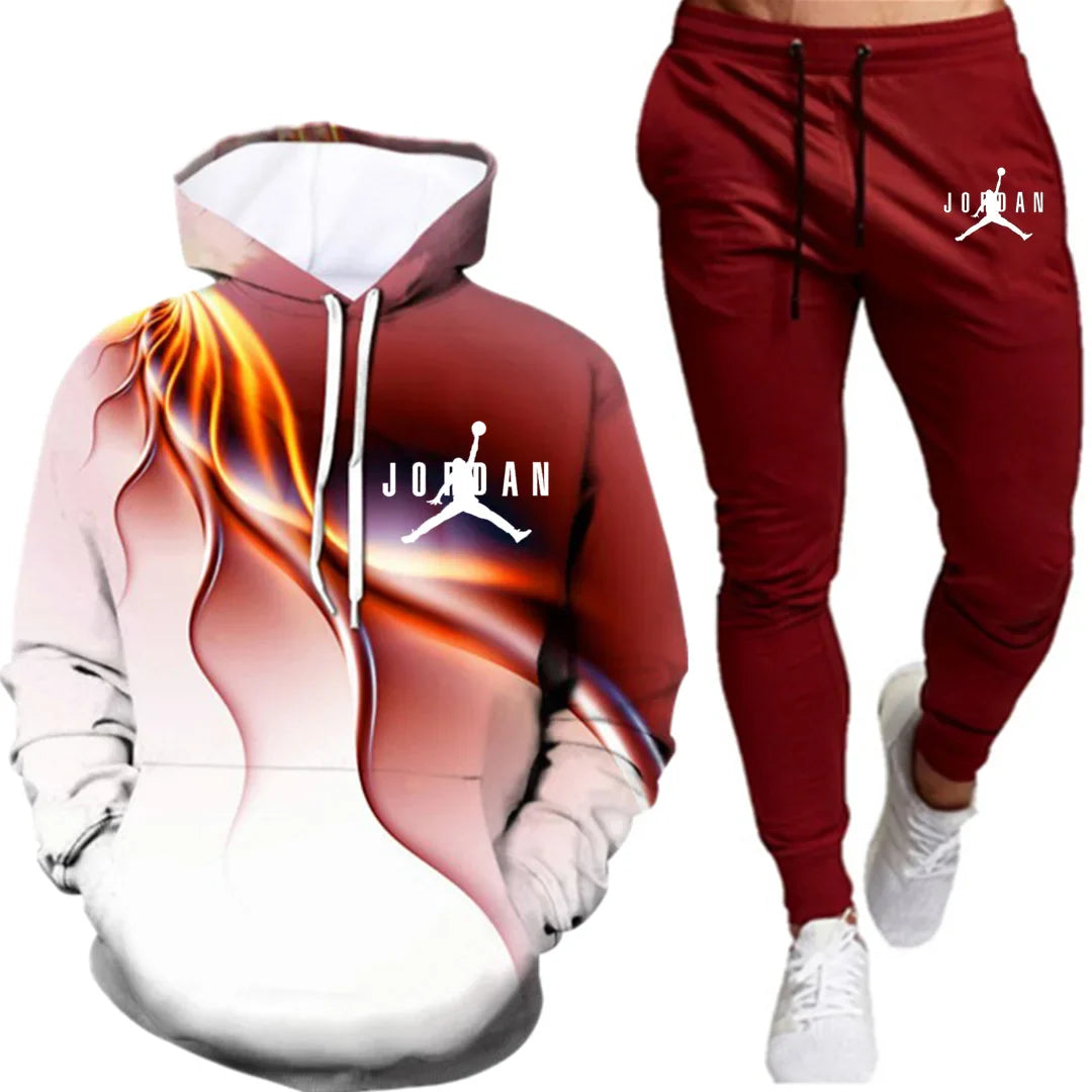 Men's 3D Hooded Sweater Fashion Hip Hop Sportswear Men