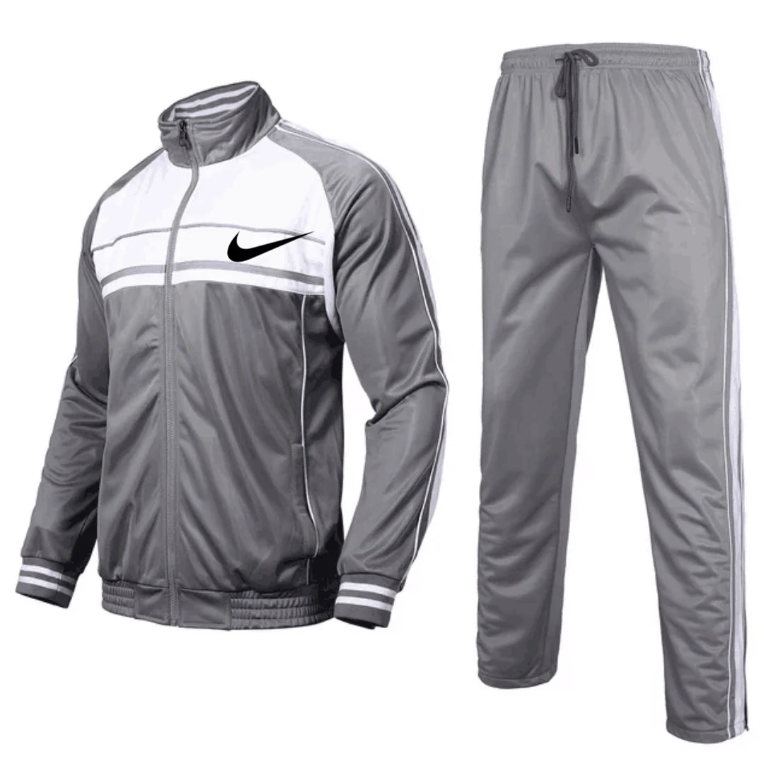 Men's Sportswear 2 Piece Set Full Zip Jogging Suit Long Sleeve Sportswear Sportswear Men's