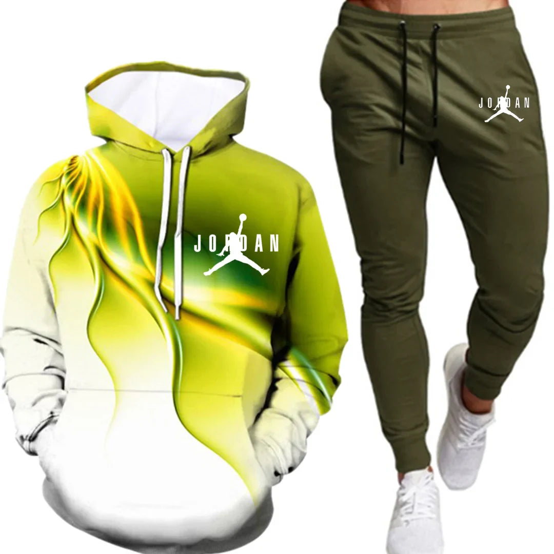 Men's 3D Hooded Sweater Fashion Hip Hop Sportswear Men