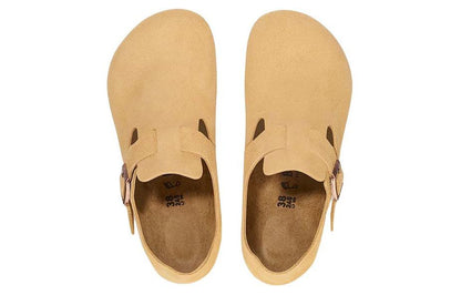 Birkenthtstock London Suede Leather Narrow Fit Shoes 'Latte Cream' 1027600