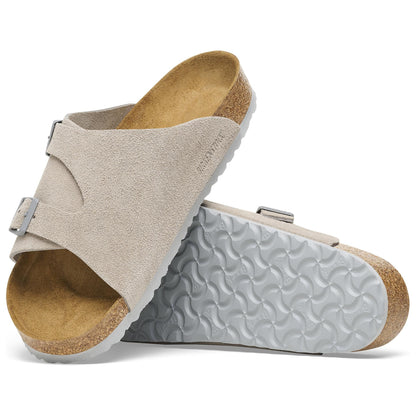 Birkenthtstock Zürich Suede Leather Sandals 'Stone Coin' 1027725