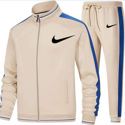 Autumn and winter zipper style warm sportswear