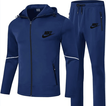 Men's Sportswear 2 Piece Sportswear Set Jogging Workout Gym Warm Up Sportswear Set Hoodie
