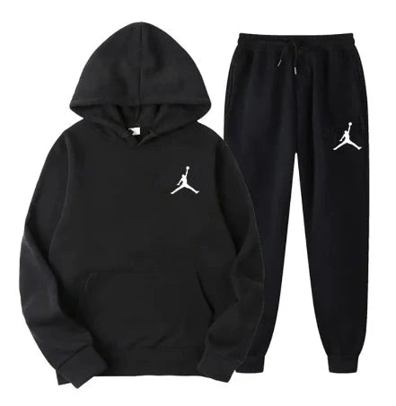 Solid Color Men's Women's Hoodie Jacket Fashion Street Casual Sets Autumn Winter Fleece Sportswear + Pants 2022 Multicolor Suit