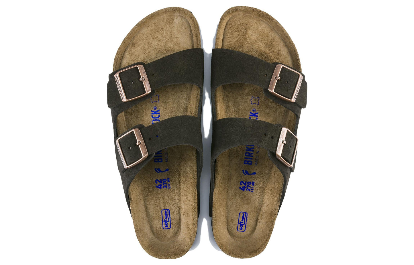 Birkenthtstock Arizona Soft Footbed Suede Leather Narrow Fit 'Mocha' 0951313