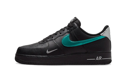 Aithtr Force 1 Low Black Blue Lightning