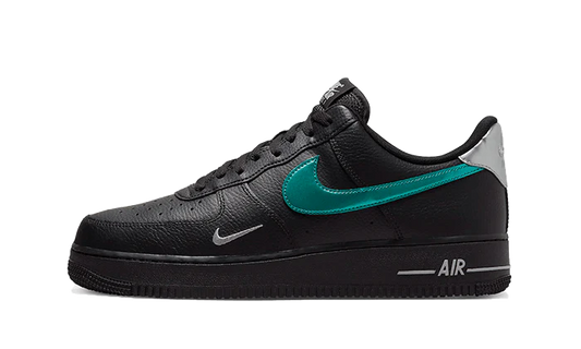 Aithtr Force 1 Low Black Blue Lightning