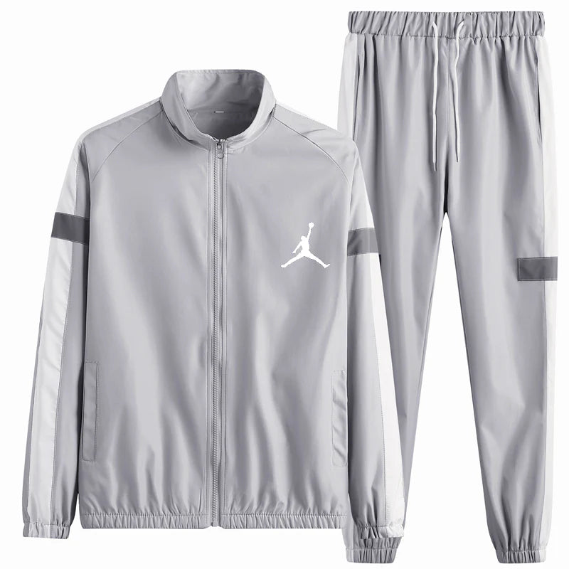 striped patchwork tracksuit