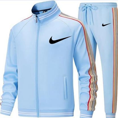 Autumn and winter zipper style warm sportswear