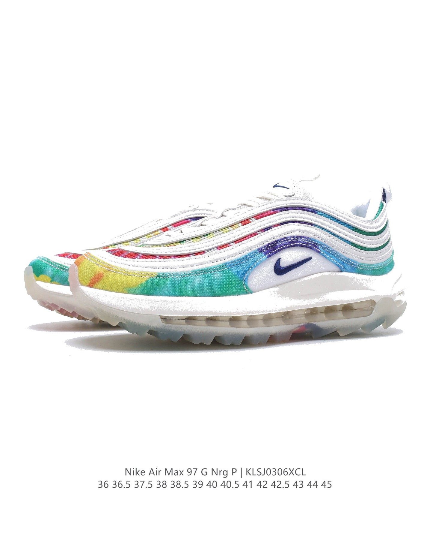 Aithtr Max 97 NRG White&Colorful CK1209-001 Dames & Heren Schoenen