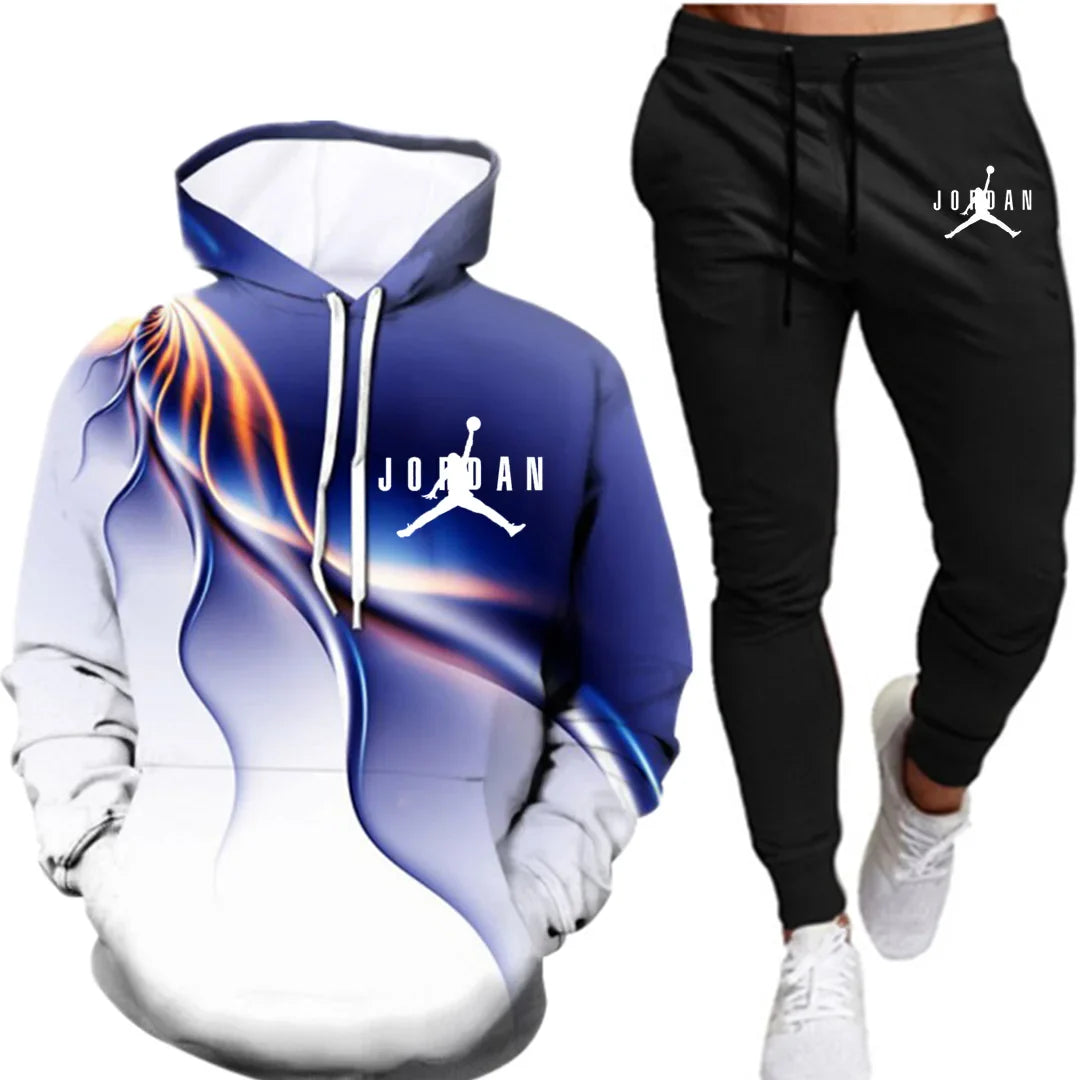 Men's 3D Hooded Sweater Fashion Hip Hop Sportswear Men