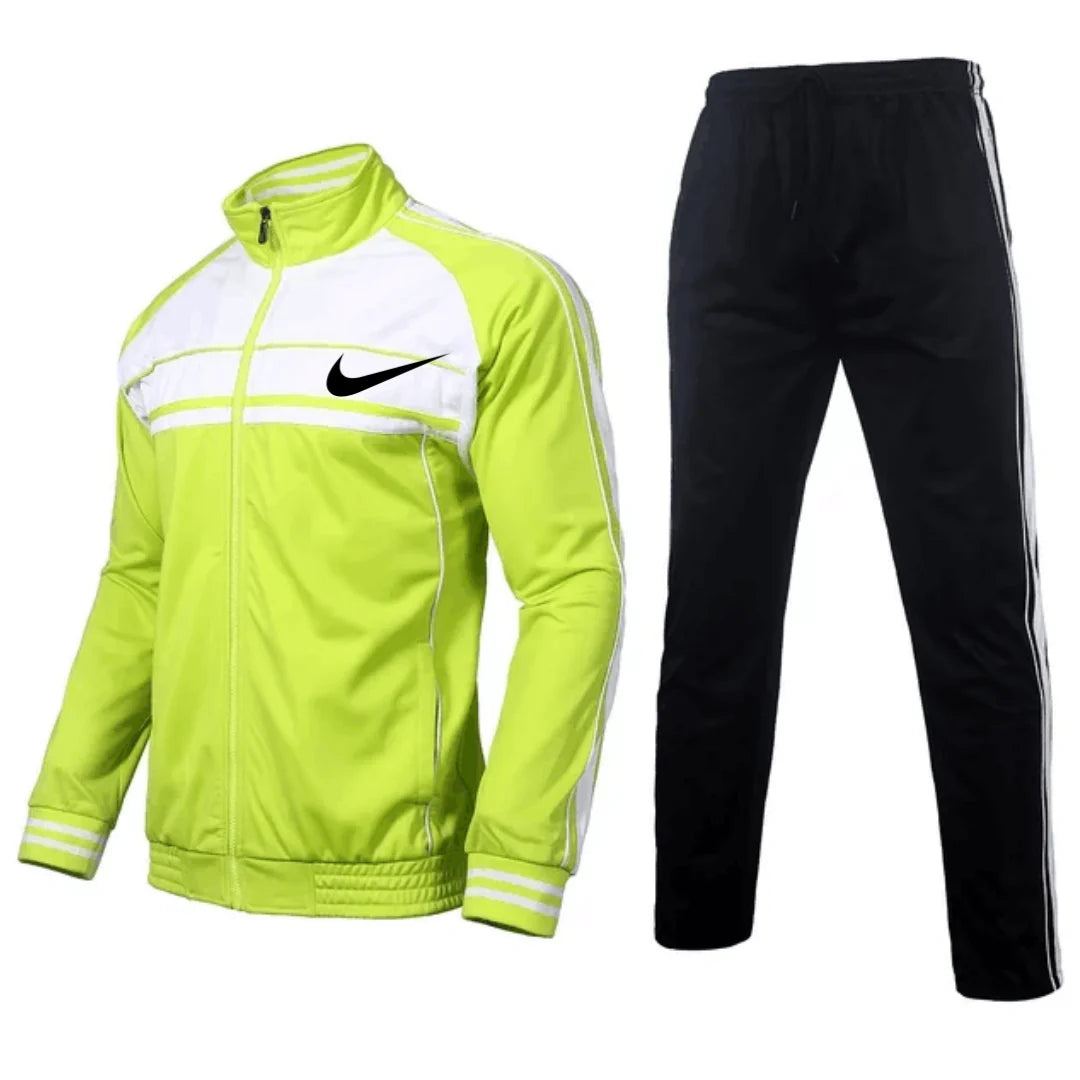 Men's Sportswear 2 Piece Set Full Zip Jogging Suit Long Sleeve Sportswear Sportswear Men's
