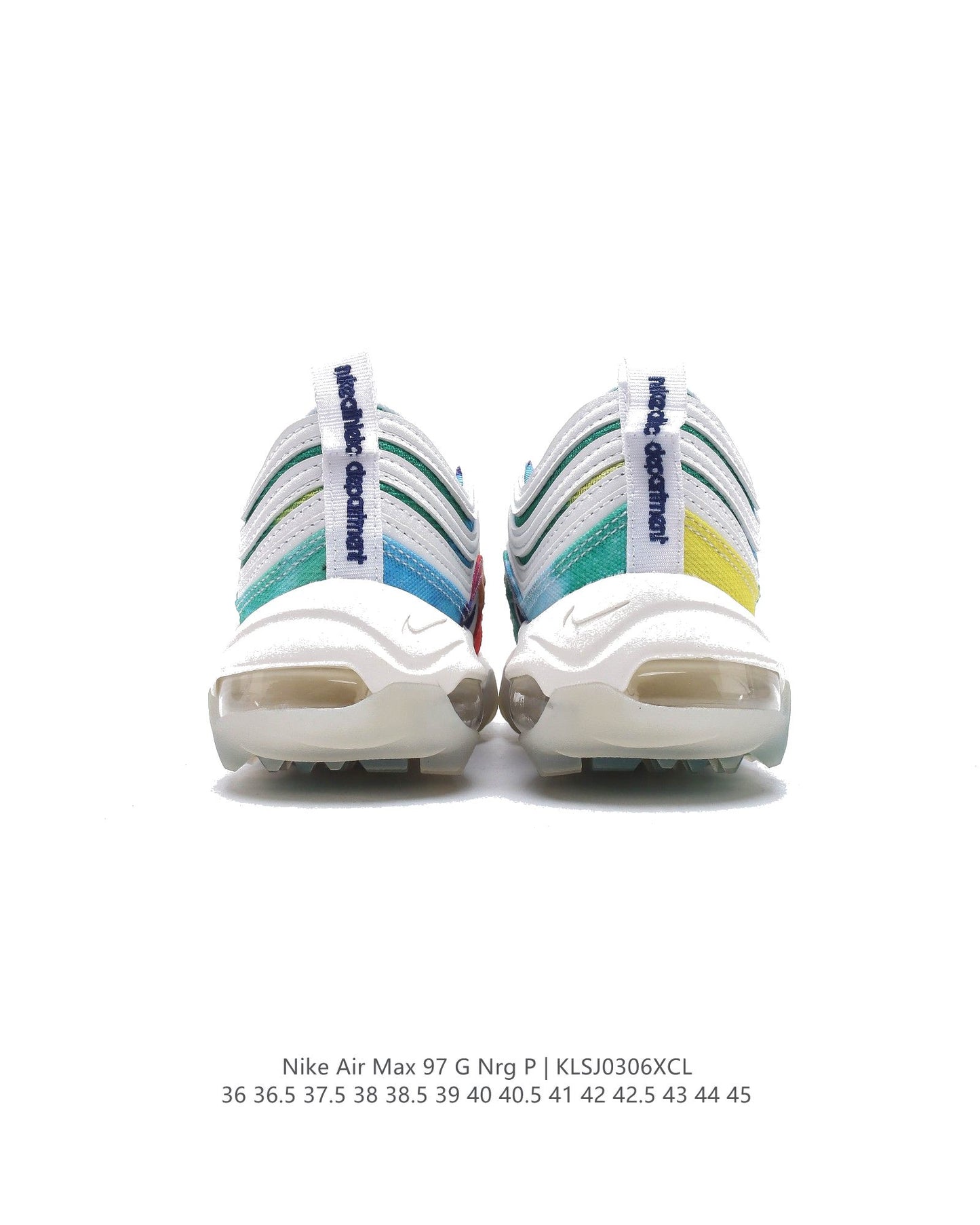 Aithtr Max 97 NRG White&Colorful CK1209-001 Dames & Heren Schoenen