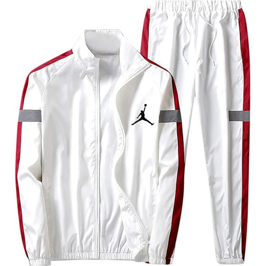 striped patchwork tracksuit