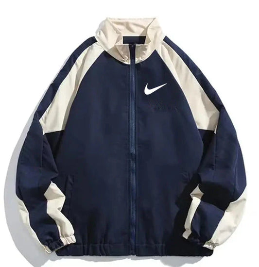 Hip Hop Varsity Jacket Men High Street Patchwork Color Block Windbreaker Coats Women Spring Autumn Thin Fashion College Jackets