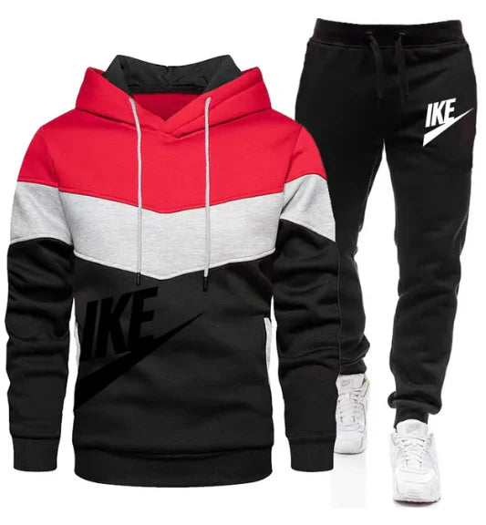 New Men's Sets Zipper Hoodie+Pants Pieces Casual Tracksuit Male Sportswear Brand Clothing Sweat Suit
