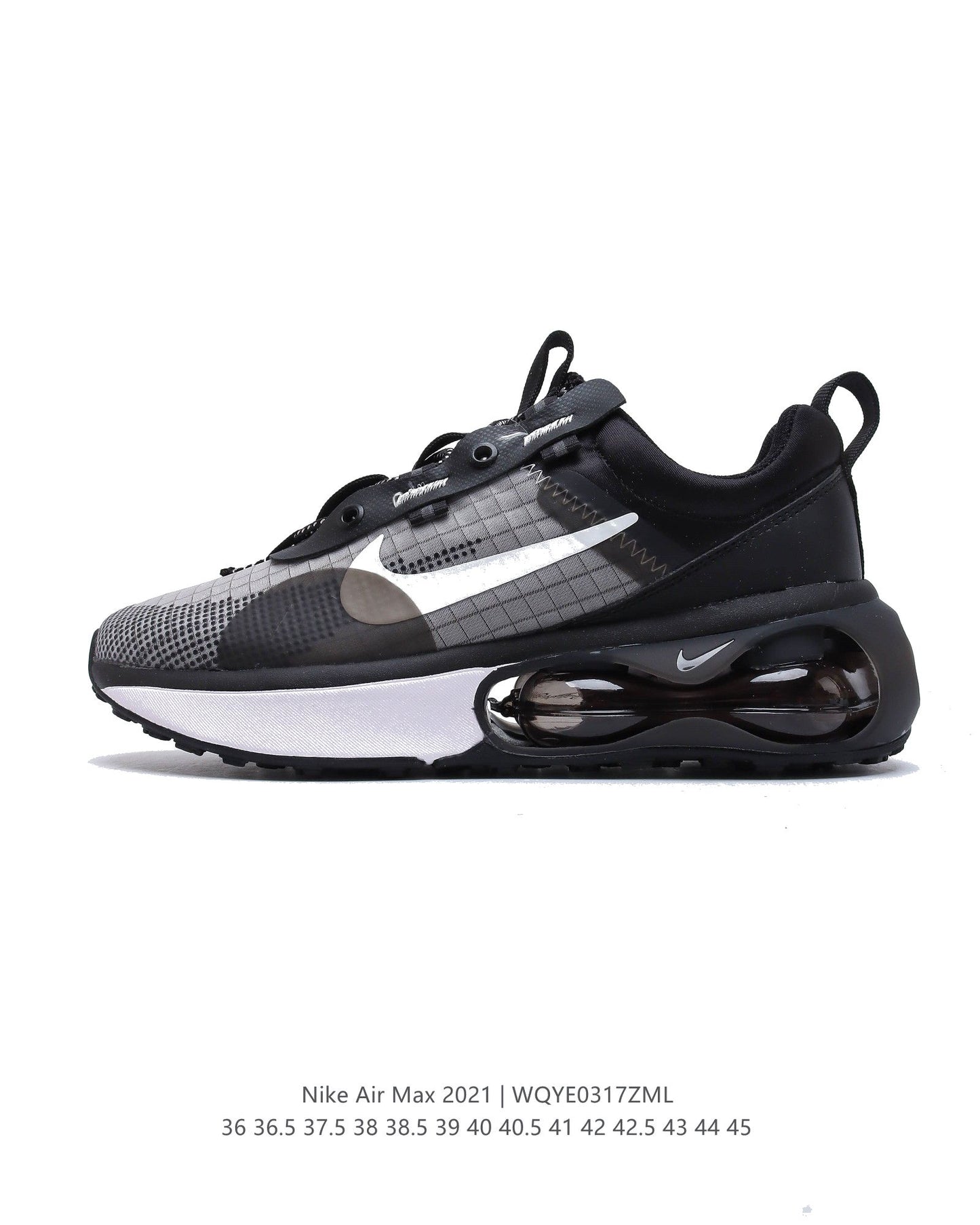 Aithtr Max 2021 BlackWhite DA1925-001 Dames & Heren Schoenen