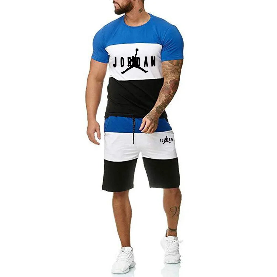 2023 Men's Sports Casual Short Sleeve Suit