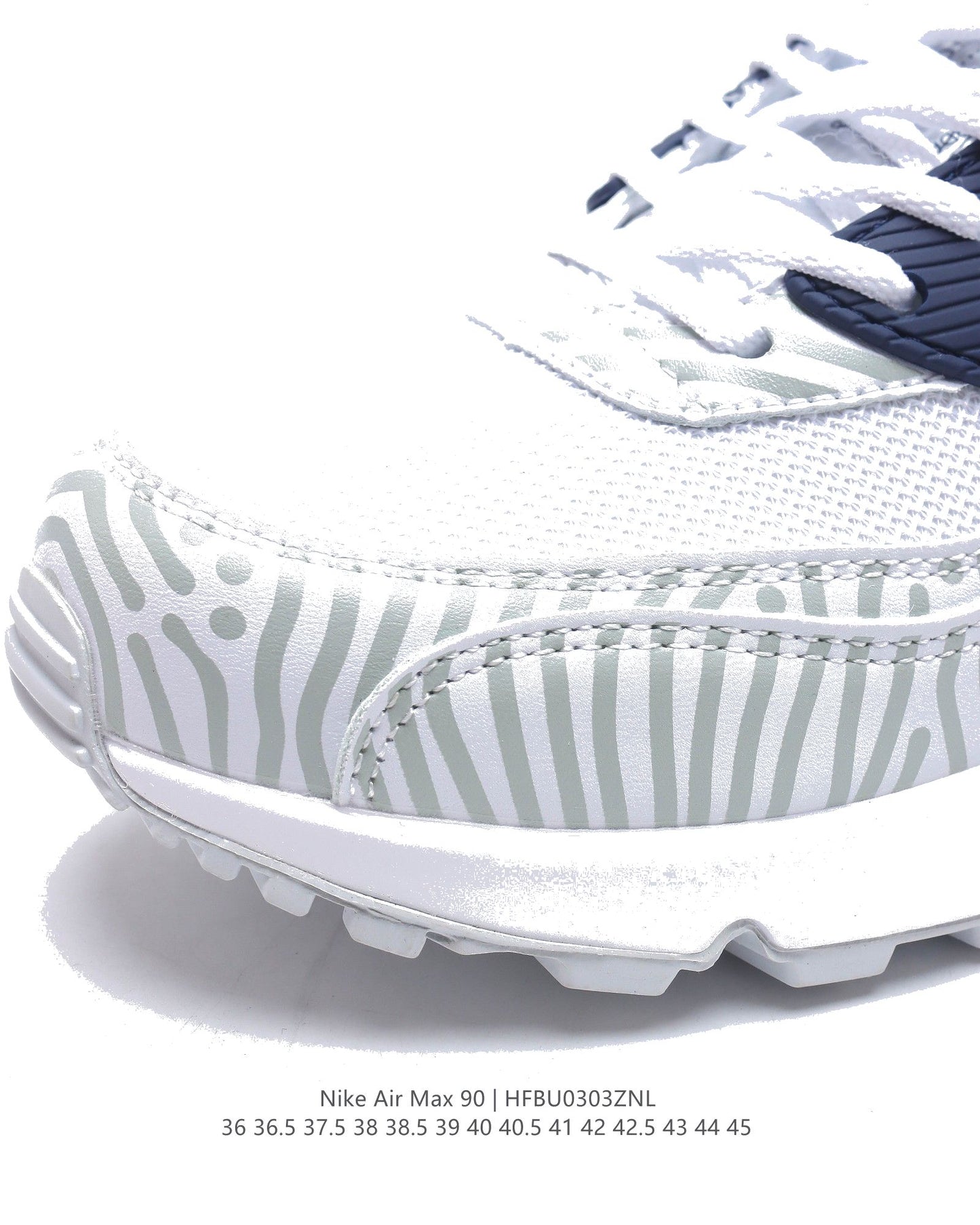 Aithtr Max 90Euro Tour Zebra CW7574-100 Dames & Heren