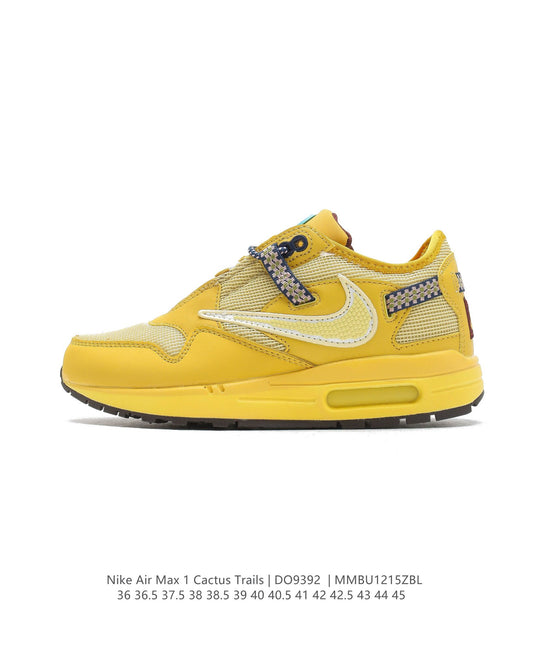 Travis Scott x  Aithtr Max 1WheatLemon DO9392-700 Dames & Heren Schoenen-2