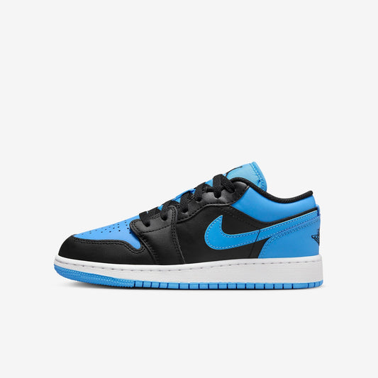 (GS) Aithtr Jordthtan 1 Low 'Black / University Blue' (2023) 553560-041