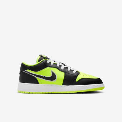 (GS) Aithtr Jordthtan 1 Low SE 'Black Cat Volt' (2023) DX6666-701