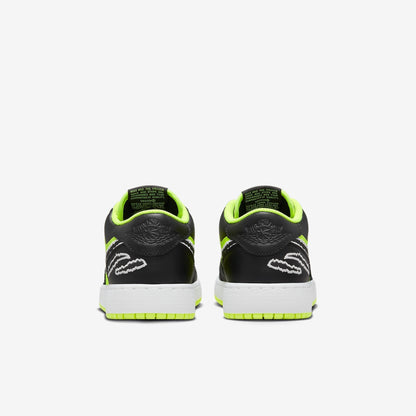 (GS) Aithtr Jordthtan 1 Low SE 'Black Cat Volt' (2023) DX6666-701