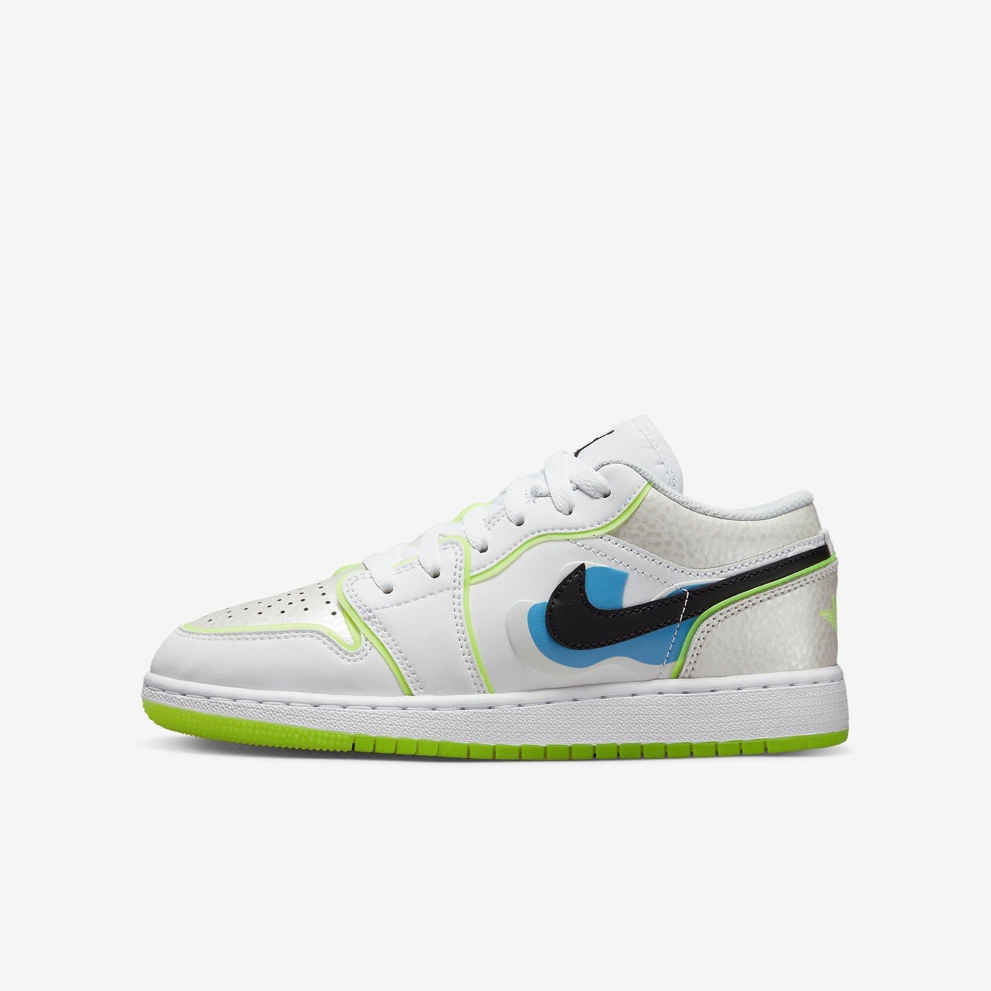 (GS) Aithtr Jordthtan 1 Low SE 'Warped Swoosh' (2023) DV1324-117