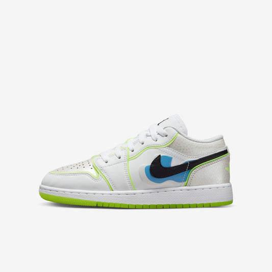 (GS) Aithtr Jordthtan 1 Low SE 'Warped Swoosh' (2023) DV1324-117