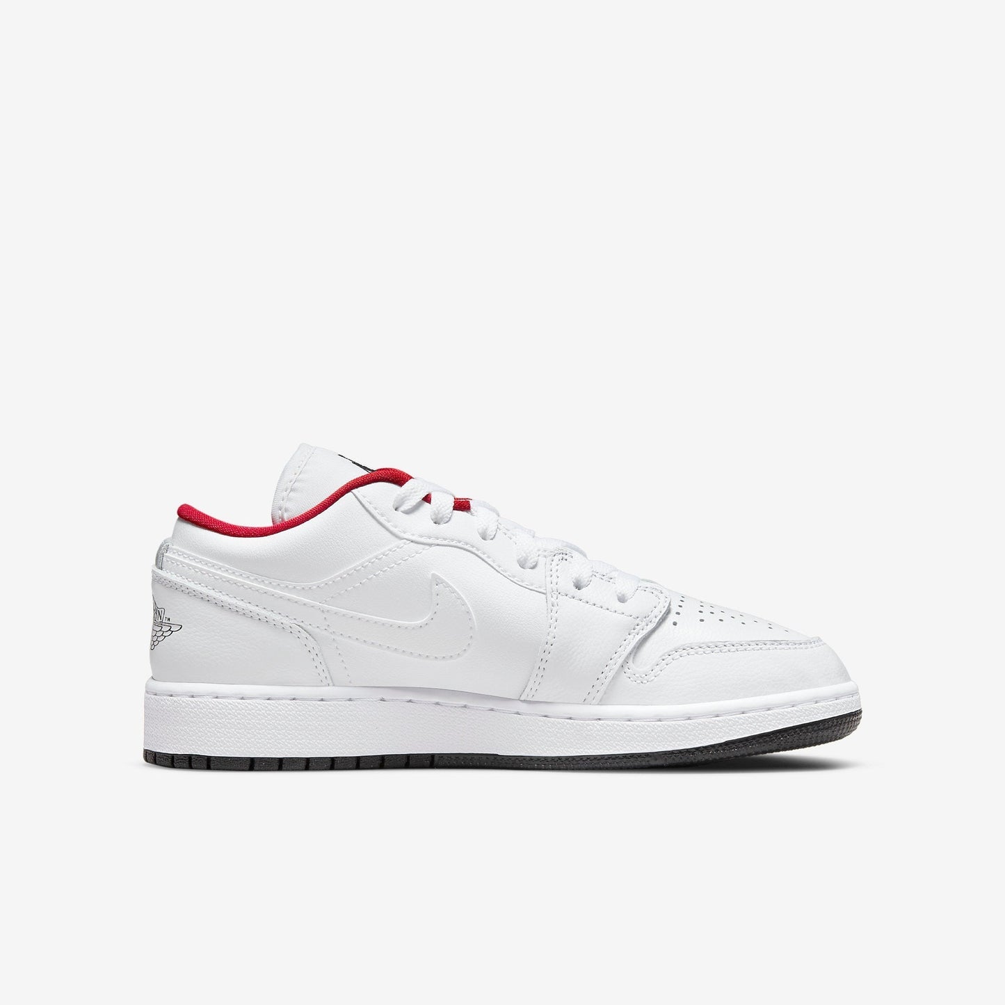 (GS) Aithtr Jordthtan 1 Low 'White / Gym Red' (2022) 553560-164