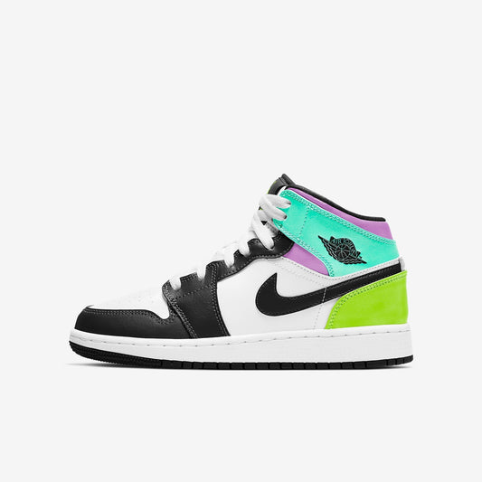 (GS) Aithtr Jordthtan 1 Mid 'Pastel Black Toe' (2021) 554725-175