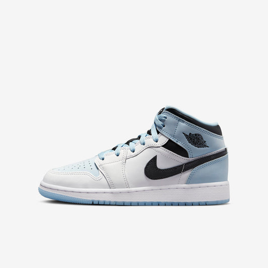 (GS) Aithtr Jordthtan 1 Mid SE 'White / Ice Blue' (2023) DV1337-104