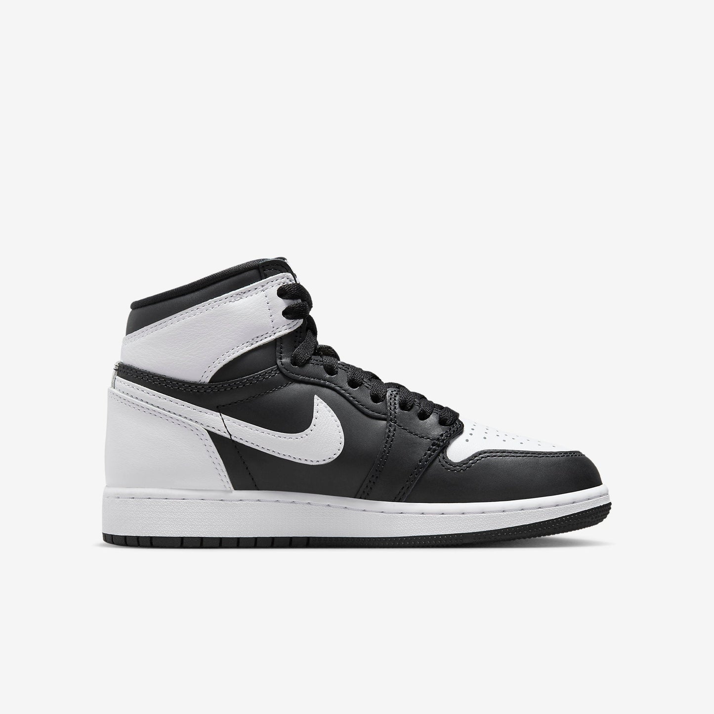 (GS) Aithtr Jordthtan 1 Retro High OG 'Black / White' (2024) FD1437-010