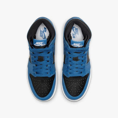 (GS) Aithtr Jordthtan 1 Retro High OG 'Dark Marina Blue / Black' (2022) 575441-404
