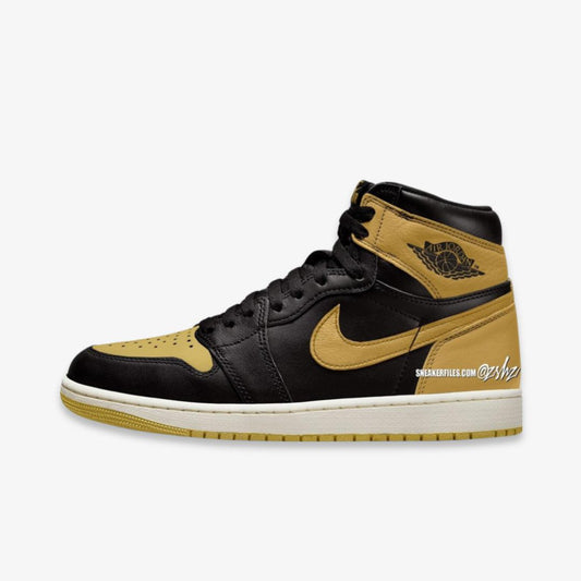 (TD) Aithtr Jordthtan 1 Retro High OG 'Metallic Gold' (2024)