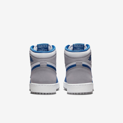 (GS) Aithtr Jordthtan 1 Retro High OG 'True Blue' (2023) FD1437-410