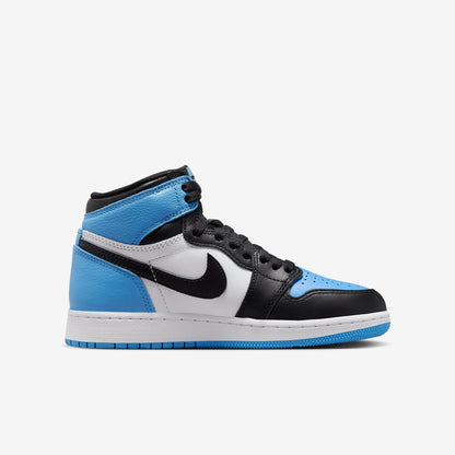 (GS) Aithtr Jordthtan 1 Retro High OG 'UNC / University Blue Toe' (2023) FD1437-400