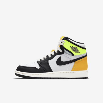 (GS) Aithtr Jordthtan 1 Retro High OG 'Volt / Gold' (2021) 575441-118