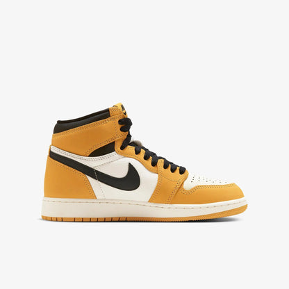 (GS) Aithtr Jordthtan 1 Retro High OG 'Yellow Ochre' (2024) FD1437-701