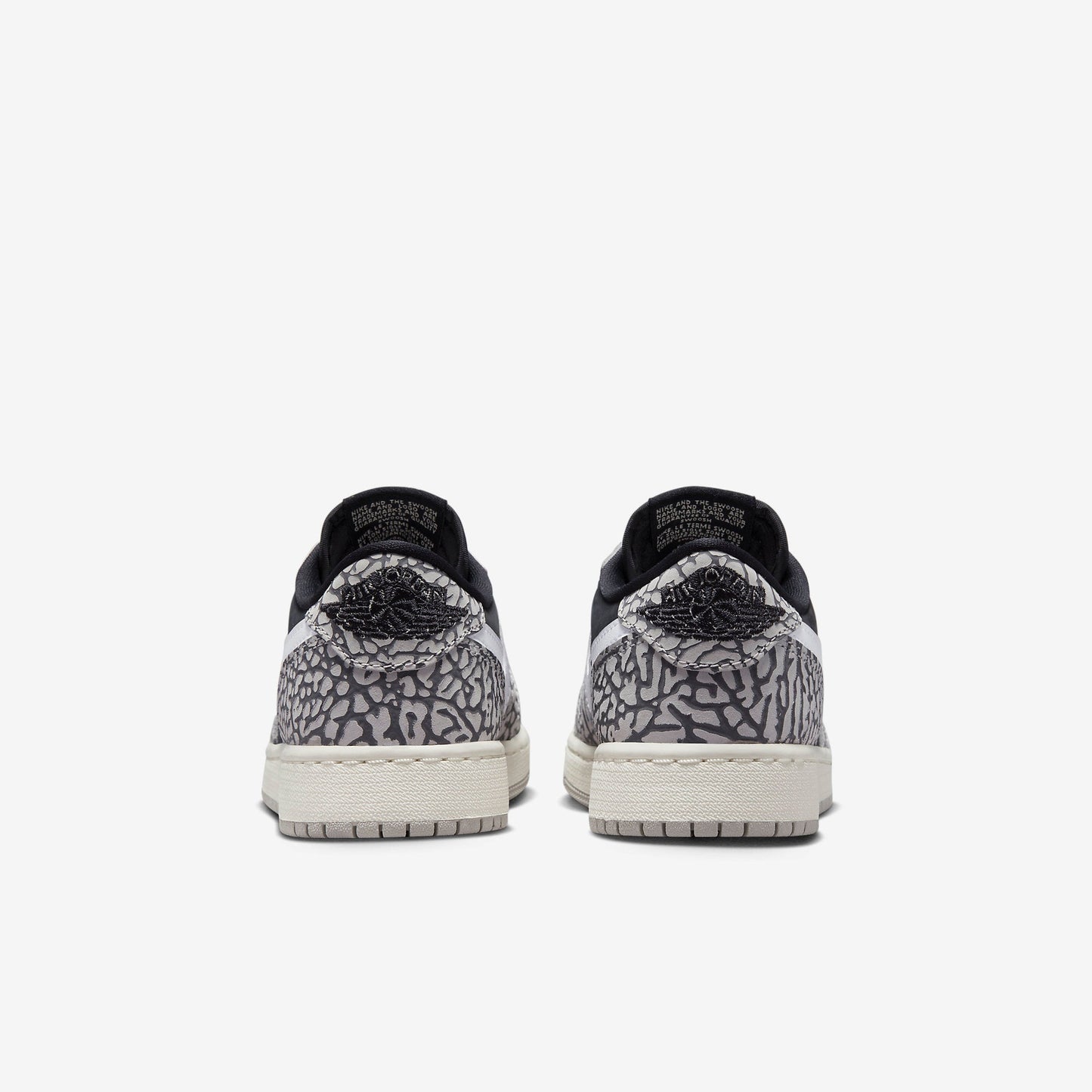 (GS) Aithtr Jordthtan 1 Retro Low OG 'Black Cement' (2023) CZ0858-001