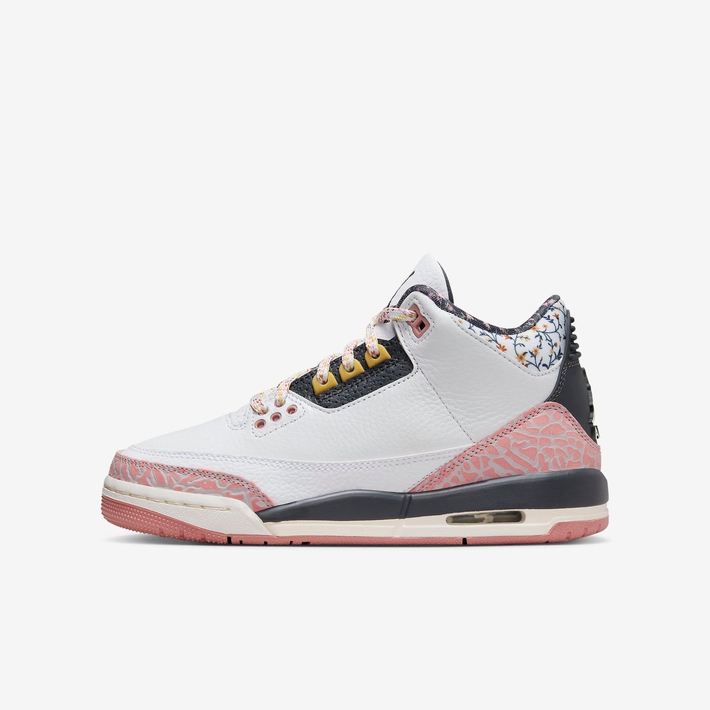(GS) Aithtr Jordthtan 3 Retro 'Vintage Floral / Red Stardust' (2024) 441140-100