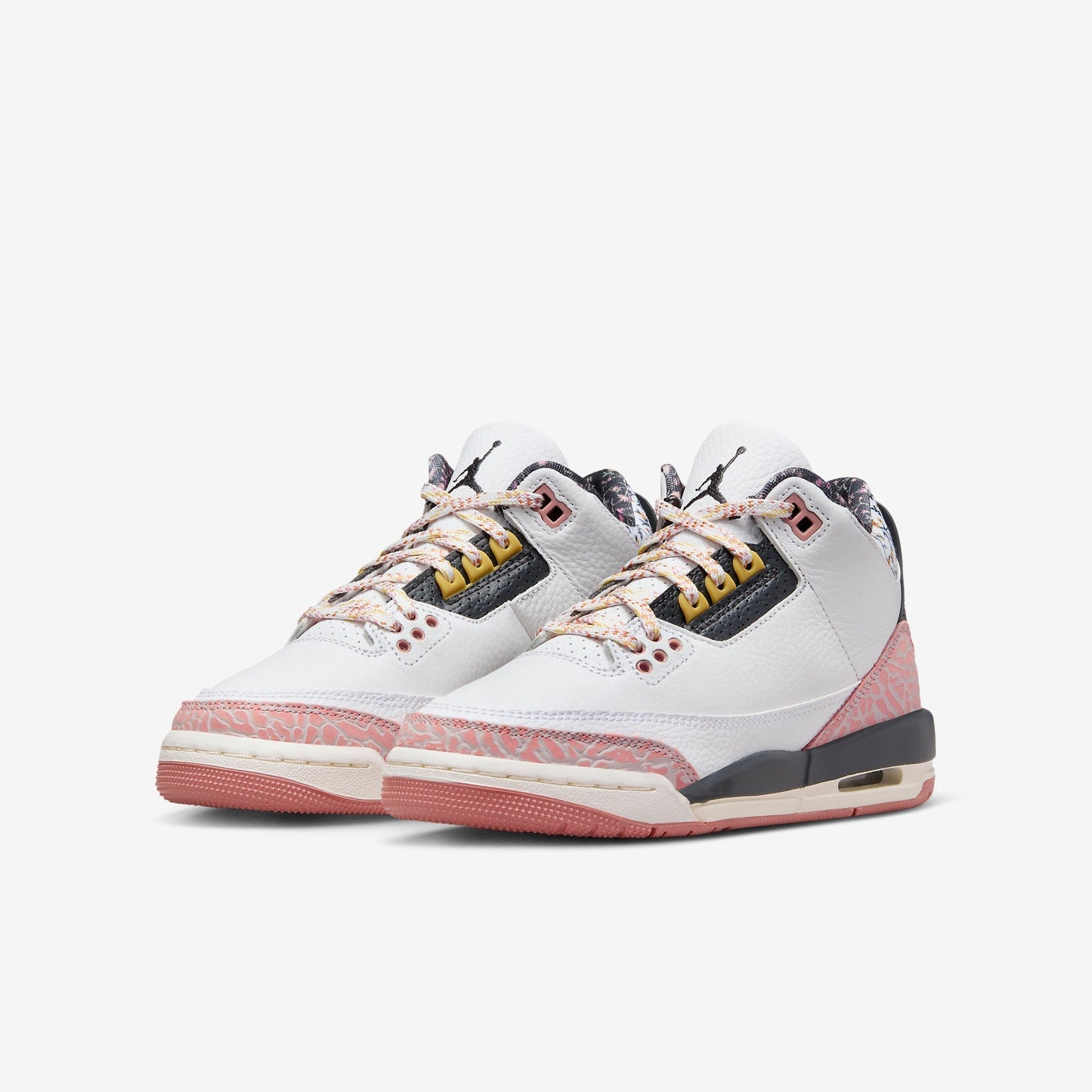 (GS) Aithtr Jordthtan 3 Retro 'Vintage Floral / Red Stardust' (2024) 441140-100