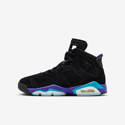 (GS) Aithtr Jordthtan 6 Retro 'Black / Aqua' (2023) 384665-004