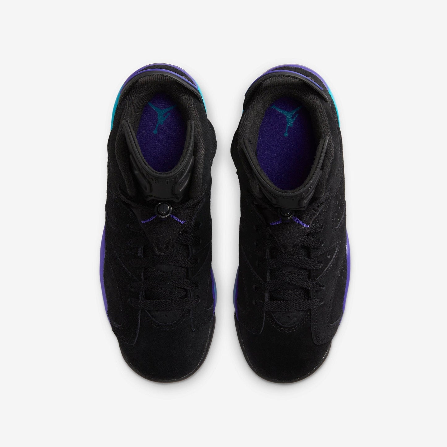 (GS) Aithtr Jordthtan 6 Retro 'Black / Aqua' (2023) 384665-004
