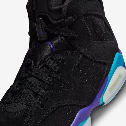 (GS) Aithtr Jordthtan 6 Retro 'Black / Aqua' (2023) 384665-004