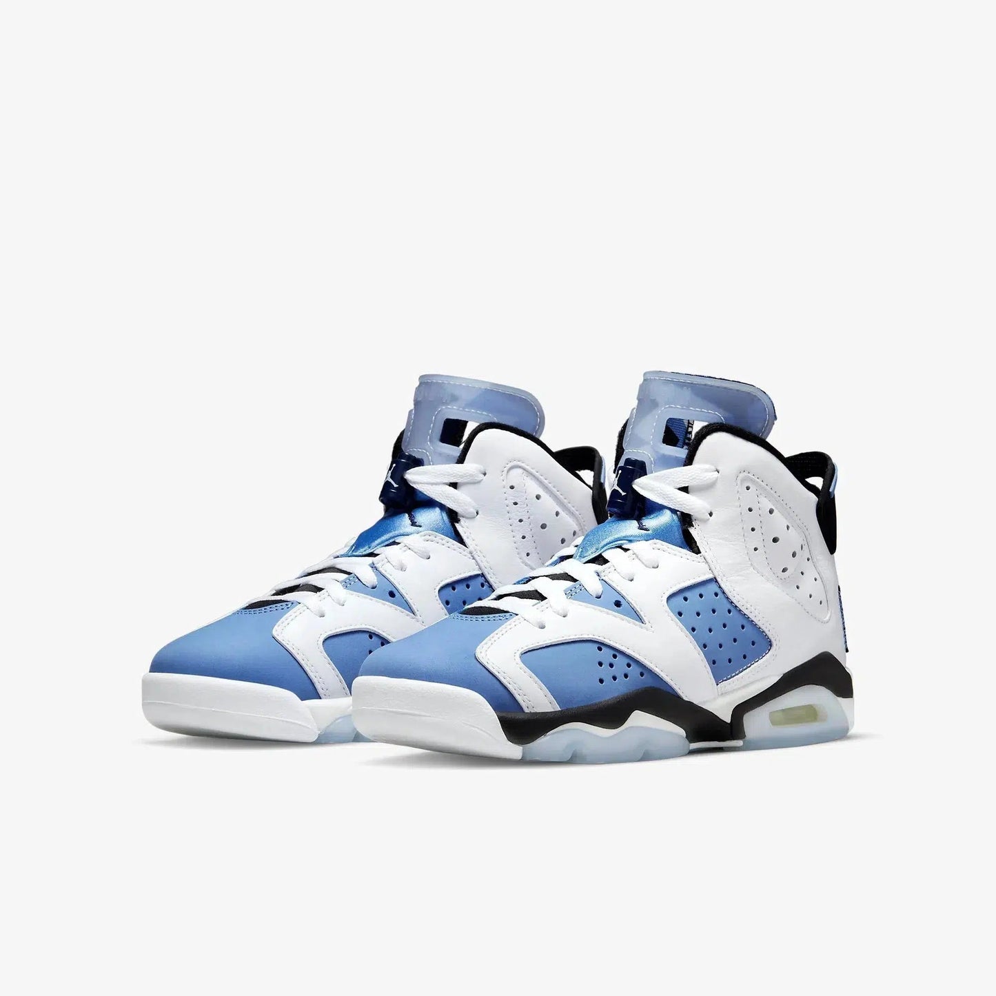 (GS) Aithtr Jordthtan 6 Retro 'White / UNC University Blue' (2022) 384665-410