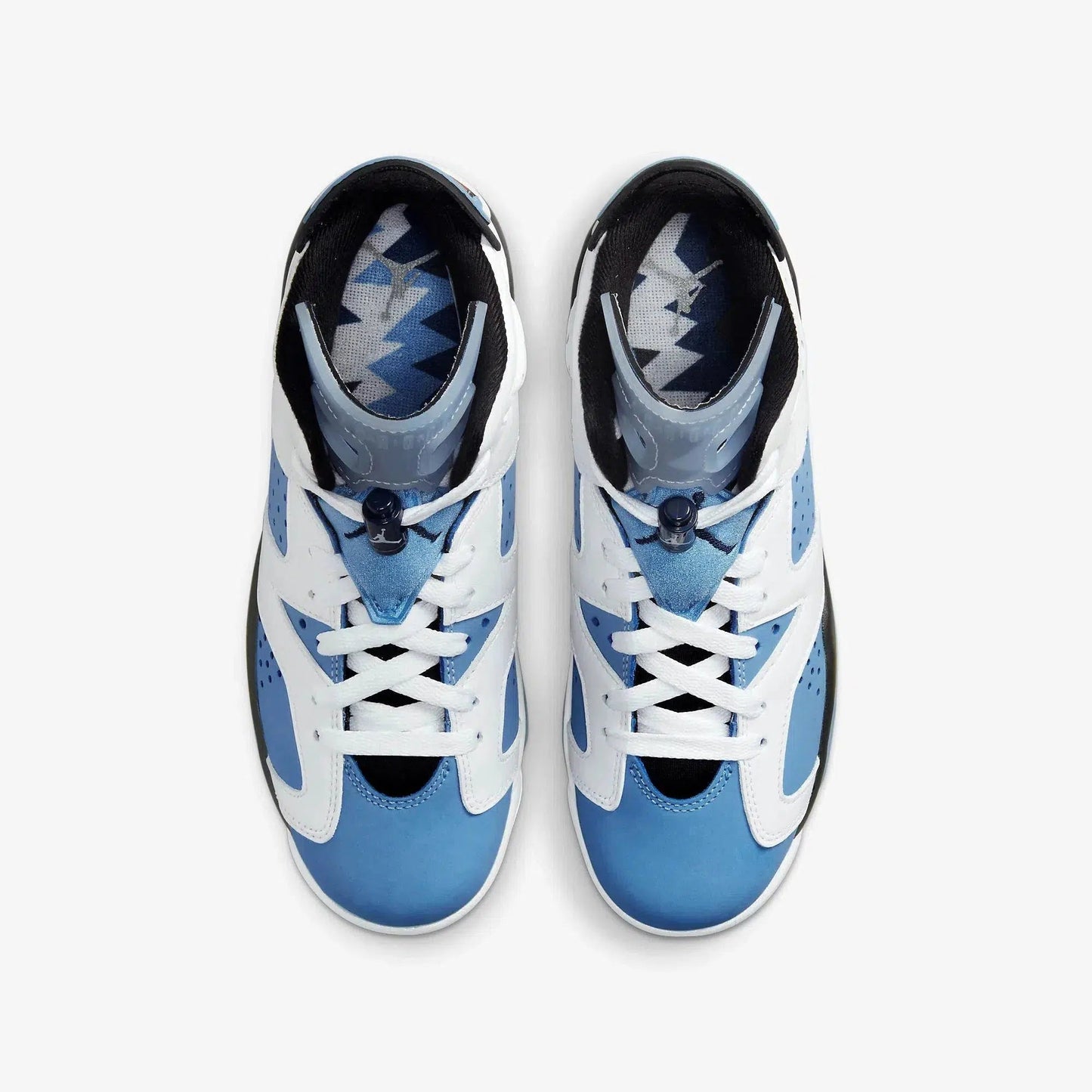 (GS) Aithtr Jordthtan 6 Retro 'White / UNC University Blue' (2022) 384665-410
