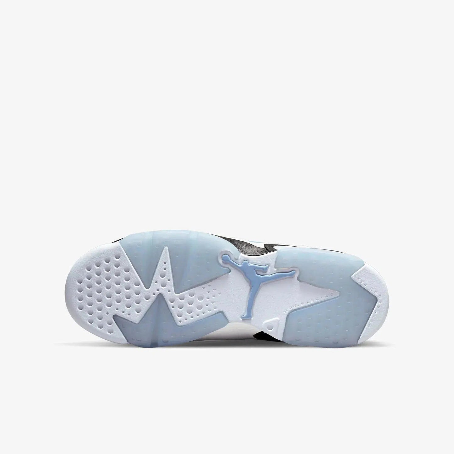 (GS) Aithtr Jordthtan 6 Retro 'White / UNC University Blue' (2022) 384665-410