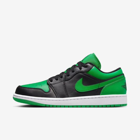 (Men's) Aithtr Jordthtan 1 Low 'Black / Lucky Green' (2023) 553558-065