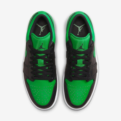 (Men's) Aithtr Jordthtan 1 Low 'Black / Lucky Green' (2023) 553558-065